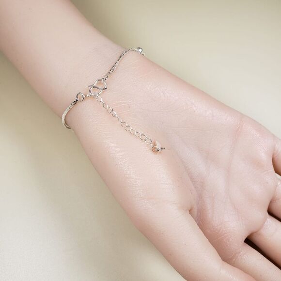 Brand New Sanrio Kuromi Silver Bracelet With Heart - Picture 5 of 8